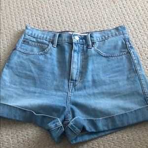 Gap high waisted denim shorts